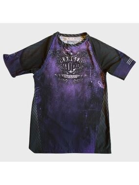 Ranger Up Purple Graphic Performance Shirt Men’s Size M 2015 Made in USA Gym